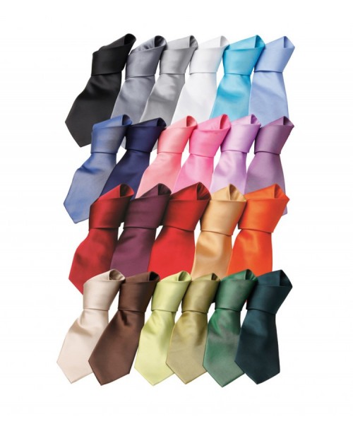 Plain Tie 'Colours' Fashion Premier